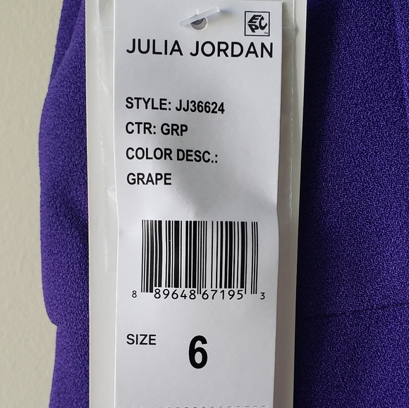 Julia Jordan purple wide leg halter top jumpsuit - 6 - Picture 3 of 5